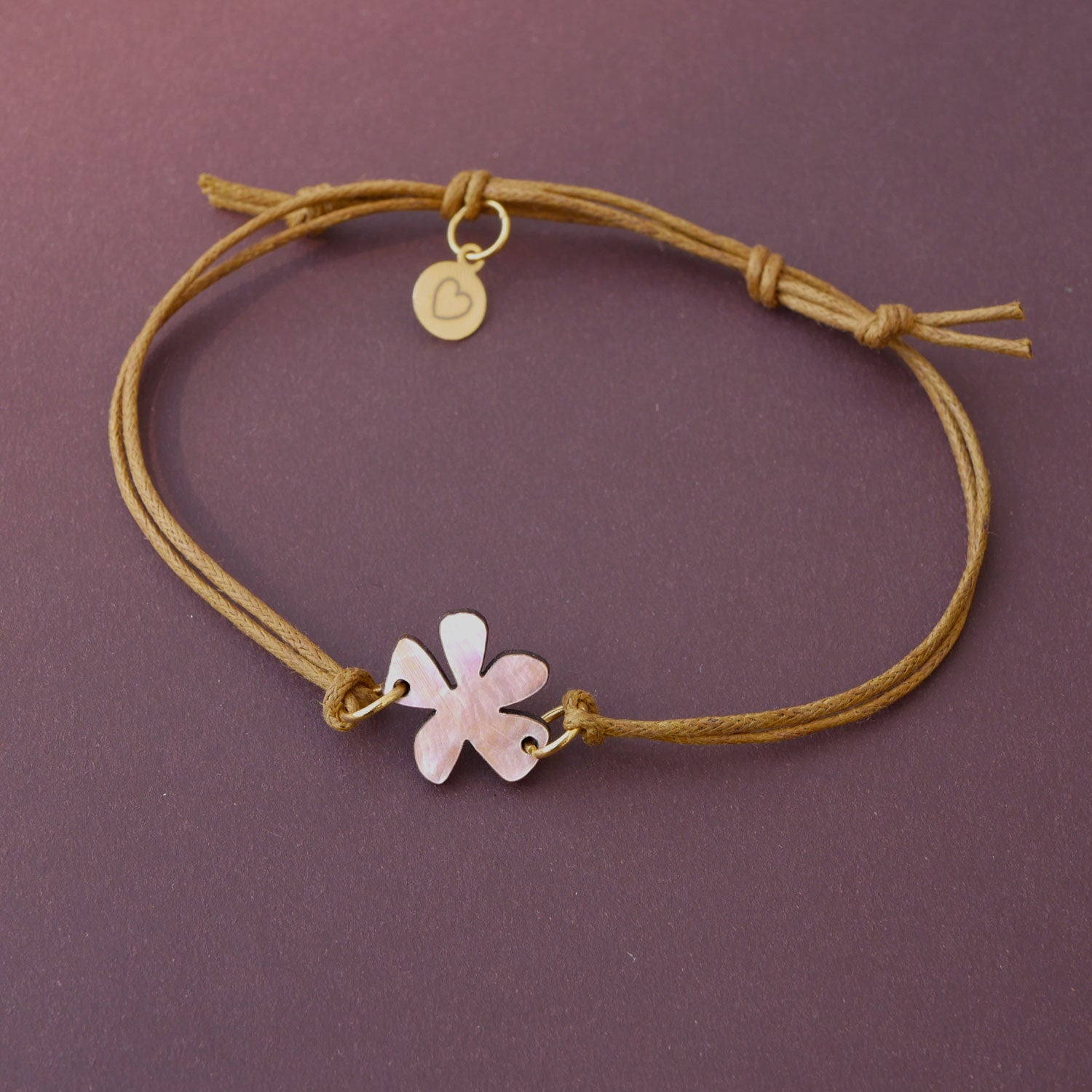 Blüten Armband, Perlmutt