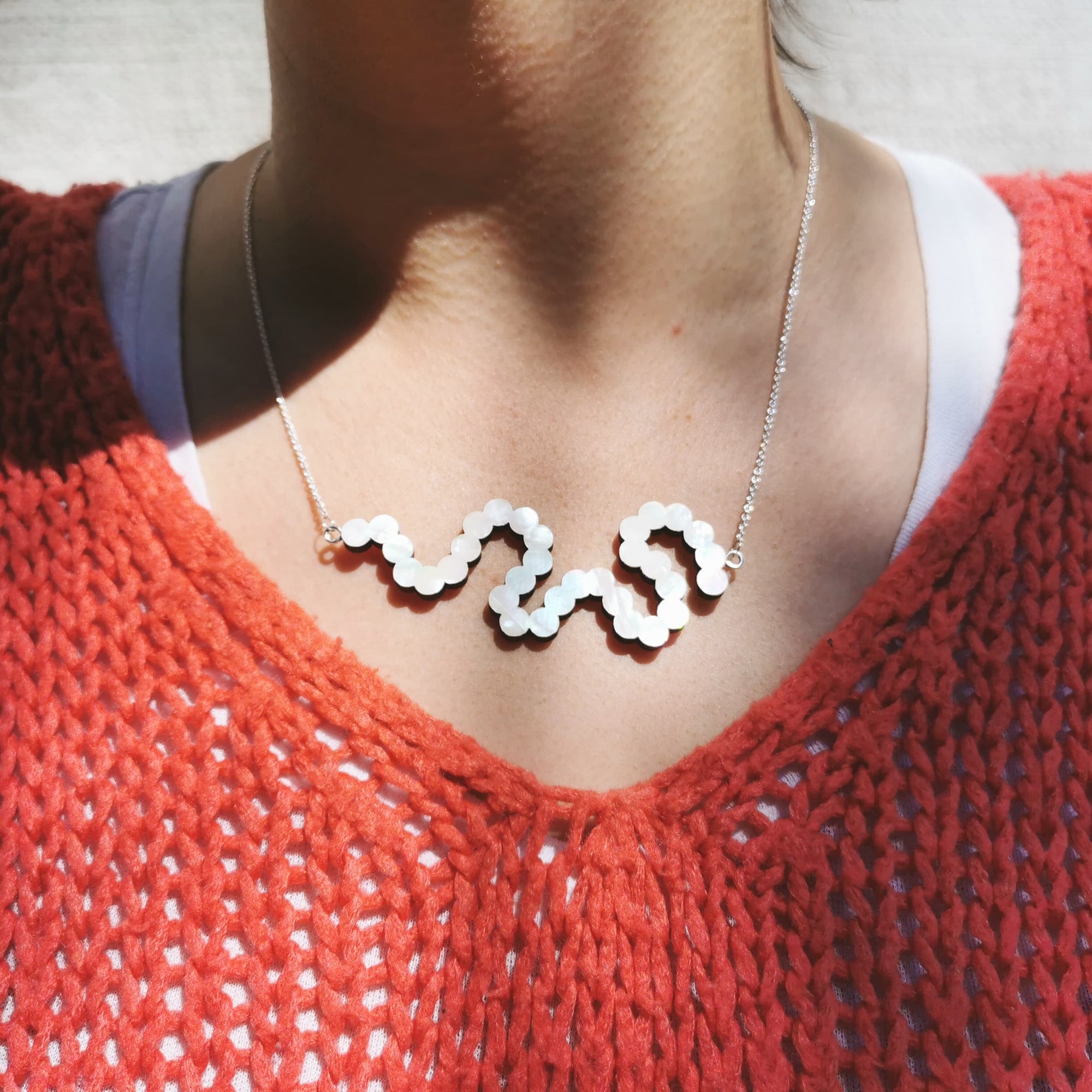 Dragon Kette, weiß