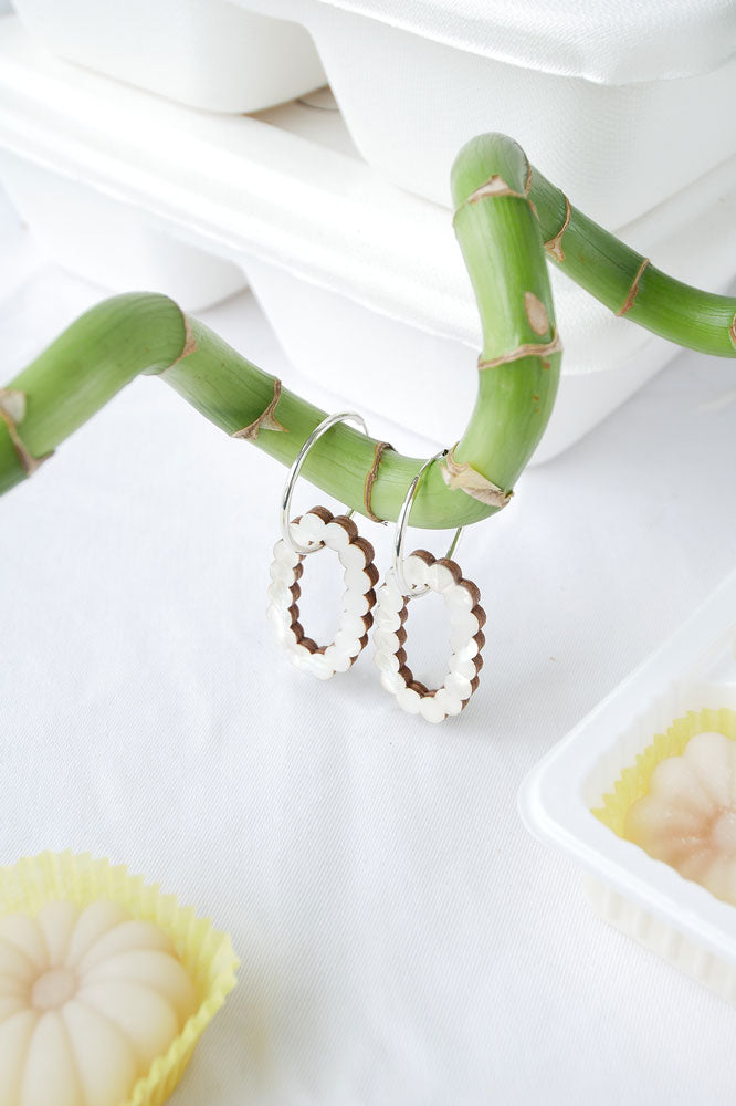 Ring of Pearls, weiß Perlmutt